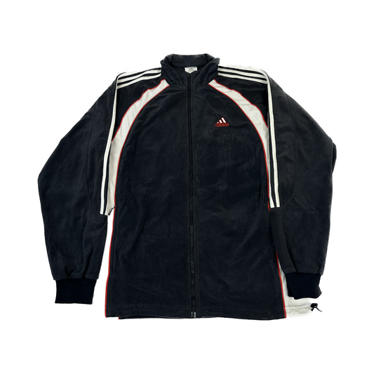 Adidas Navy 3 Stripes Full Zip Jacket